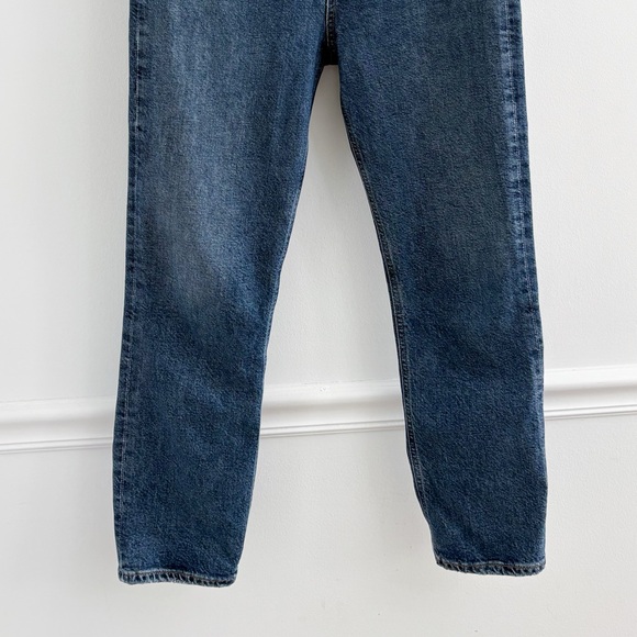 Agolde Riley High Rise Straight Crop Jeans in Pastime - Picture 8 of 9